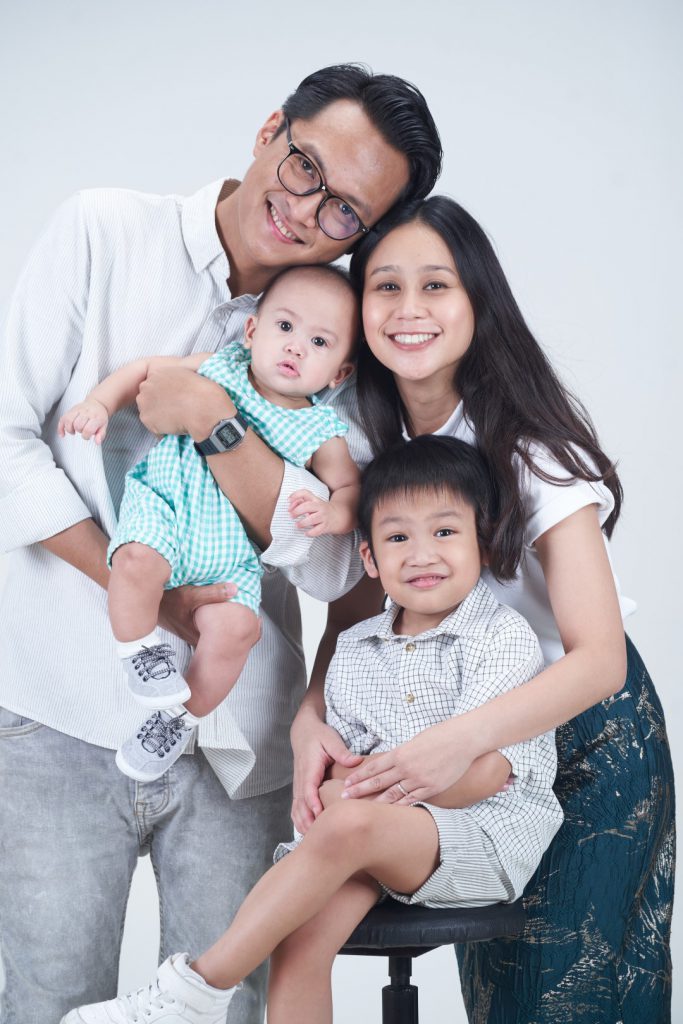 Family Portrait In Studio 3