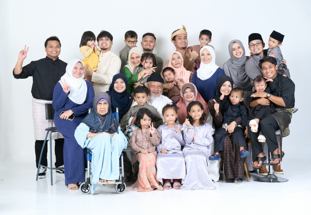 Family Portrait In Studio 4