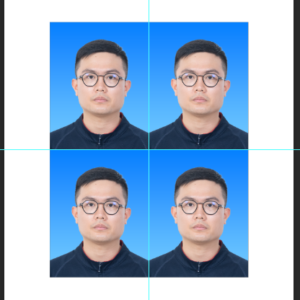 Passport Maker Photoshop action