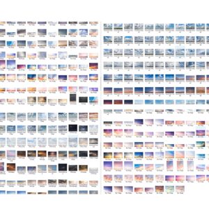 950 High Res Skies backdrop / Latar belakang langit